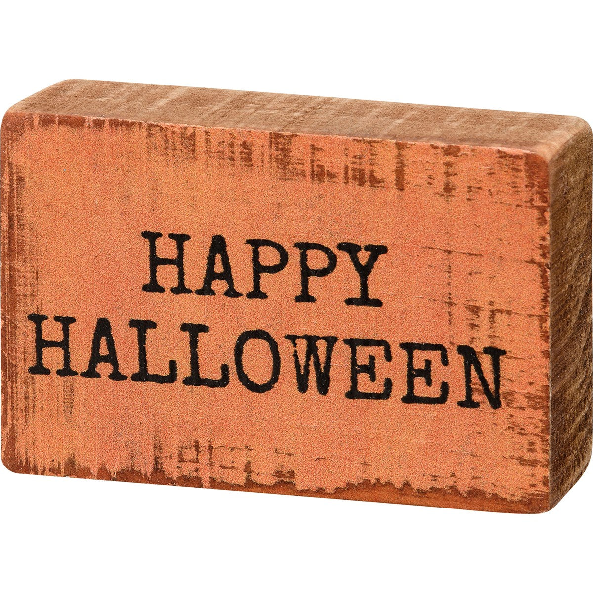Happy Halloween Mini Wooden Block Sign