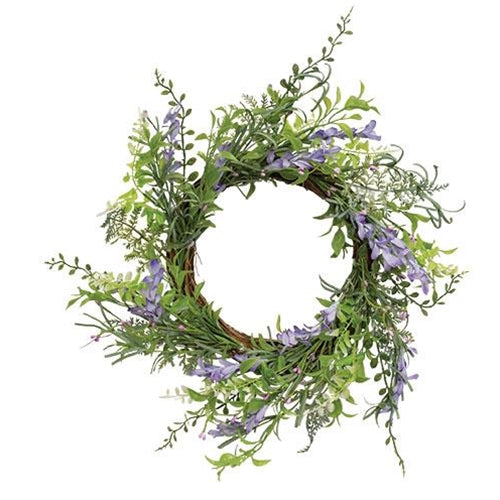 💙 Lakeside Iris 16" Faux Floral Wreath