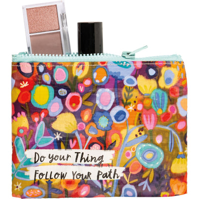 Do Your Thing Follow Your Path Small Zipper Pouch