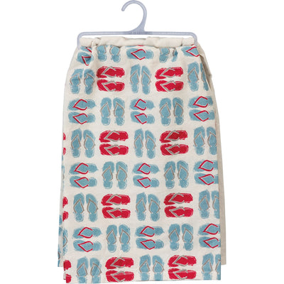 💙 In A Flip Flop State Of Mind Christmas Tree Kitchen Towel Set