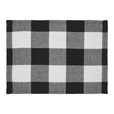 Annie Buffalo Check Black Placemat Set of 2