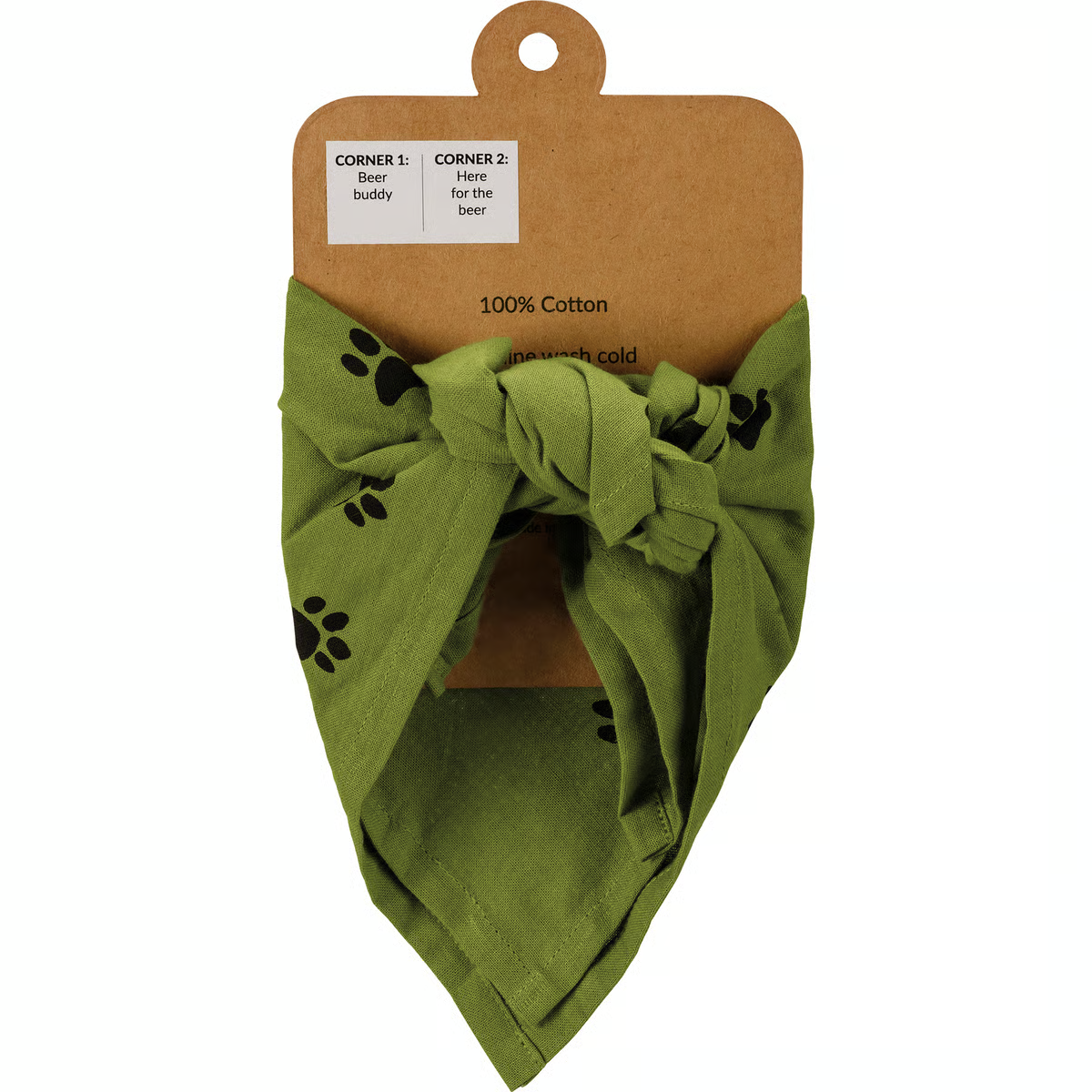 Here For the Beer Buddy Large Pet Bandana