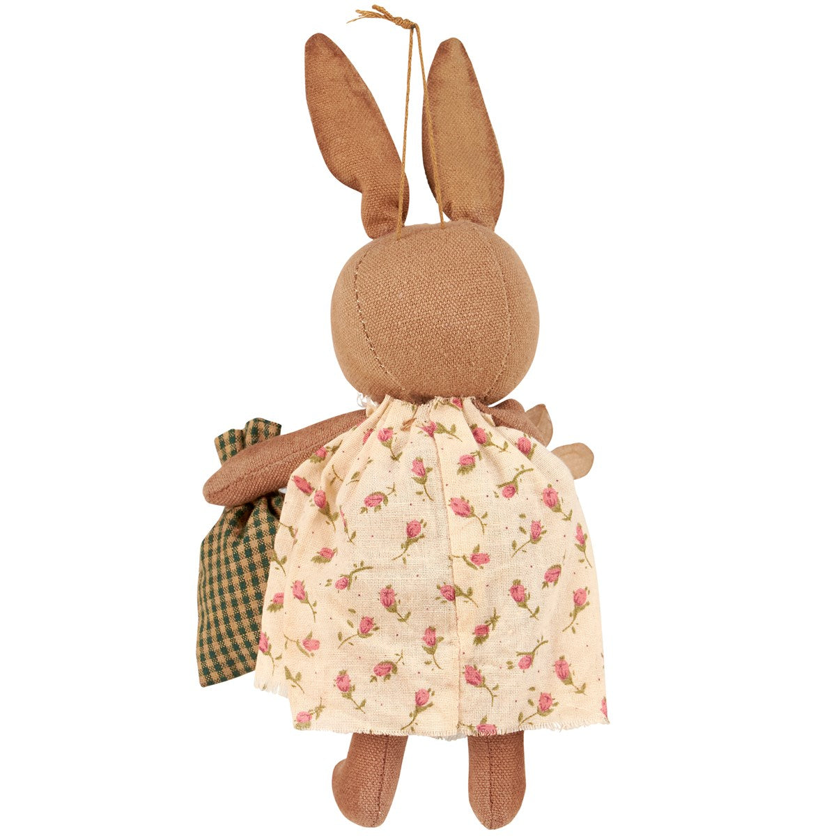 Little Miss Bunny with Seeds Fabric Ornament