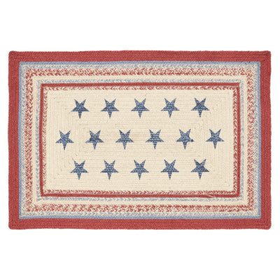 Americana Celebration Jute Rectangle Rug 24" x 36"