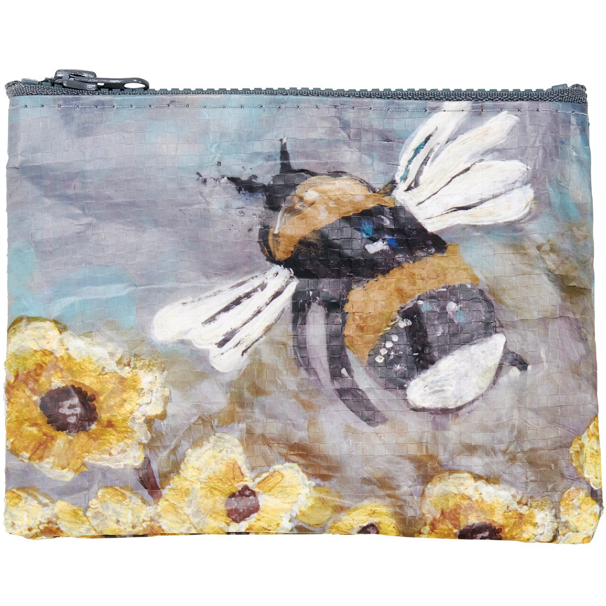 Bumblebee Zipper Recycled Plastic Wallet