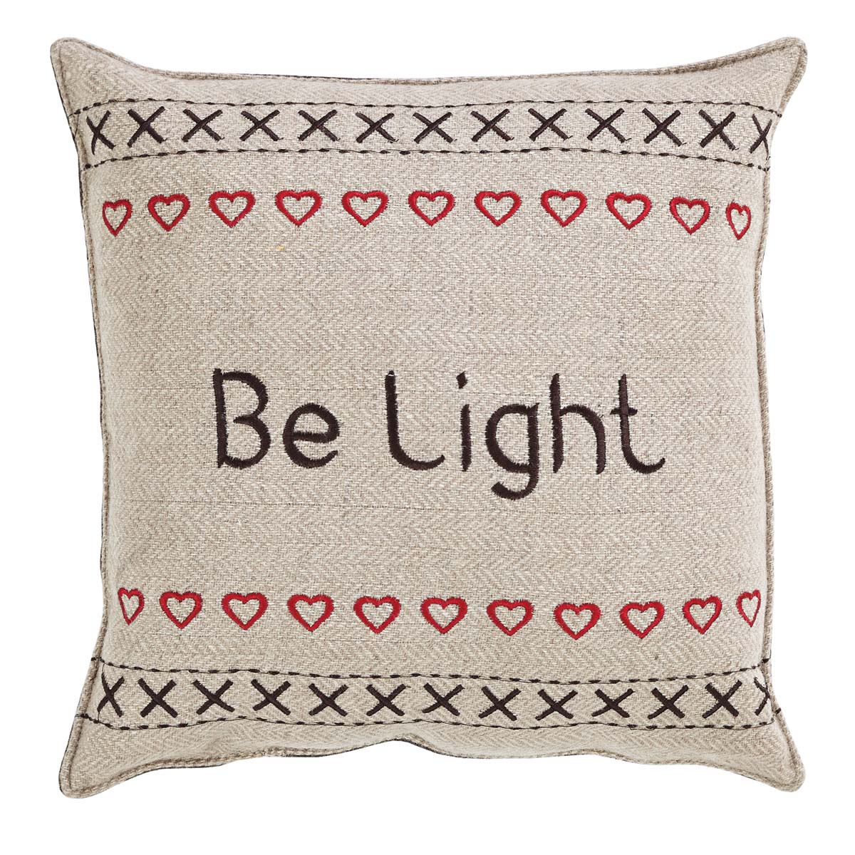 Set of 2 Merry Little Christmas Pillows Let Your Heart Be Light