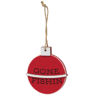 DAY 9 ✨ 25 Days of Ornaments ✨ Set of 3 Lake Fishing Wooden Ornaments