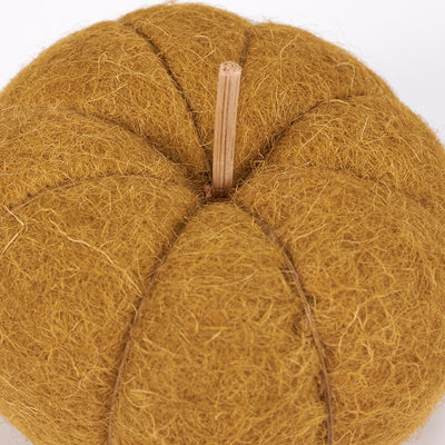 Set of 3 Mini Felt Pumpkin Set