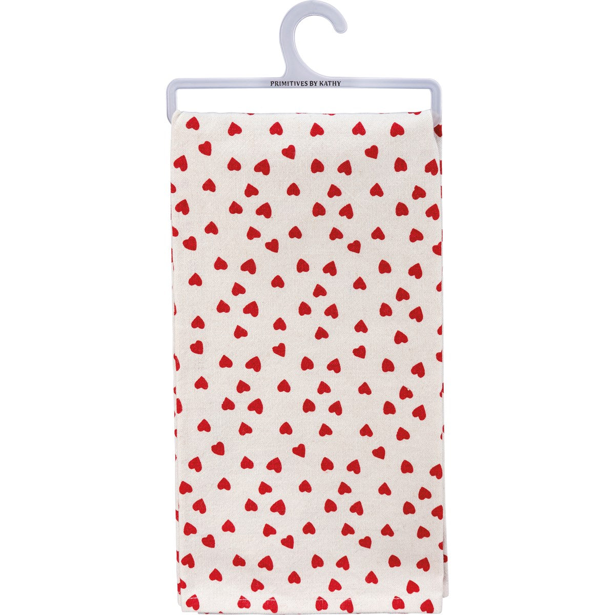 I Love Us Mini Red Hearts Kitchen Towel