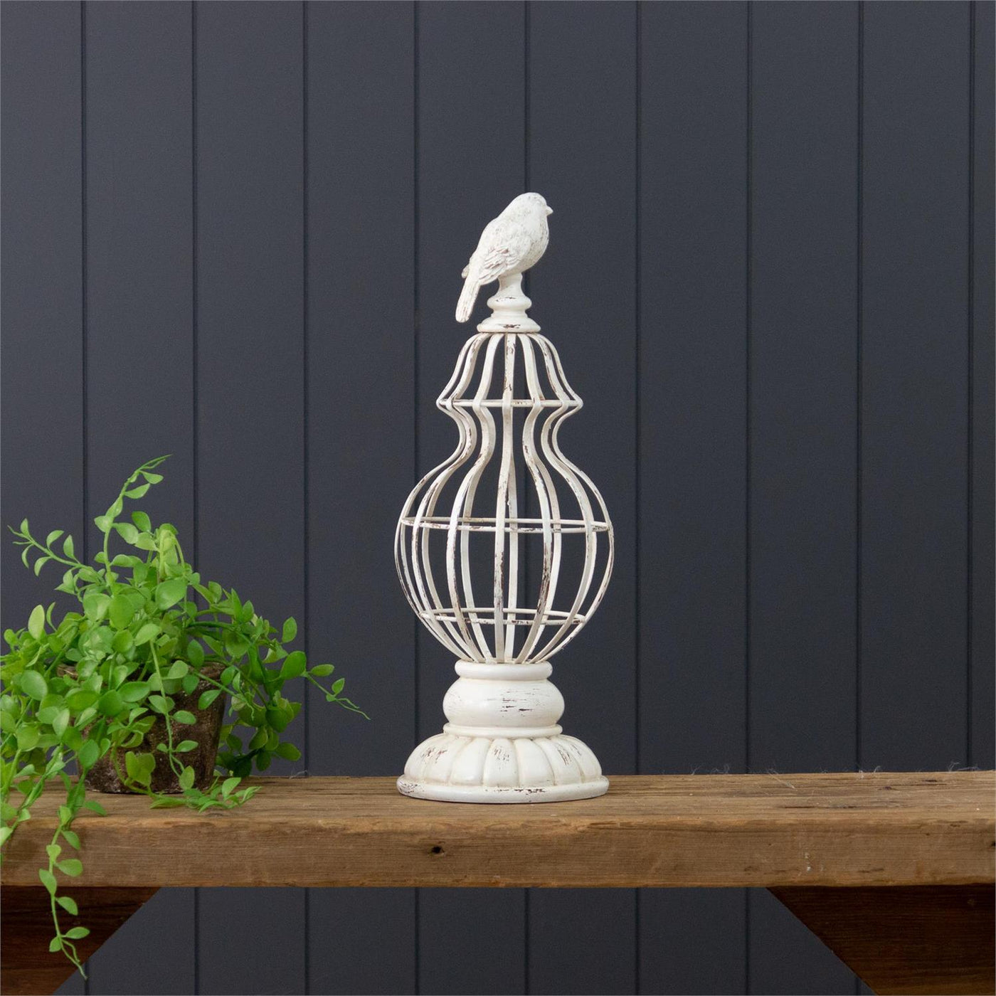 Bird Finial Bird Cage Decorative Rustic Decor