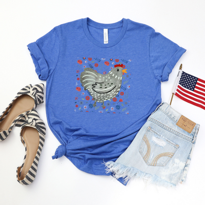 💙 Americana Chicken Cozy T-Shirt