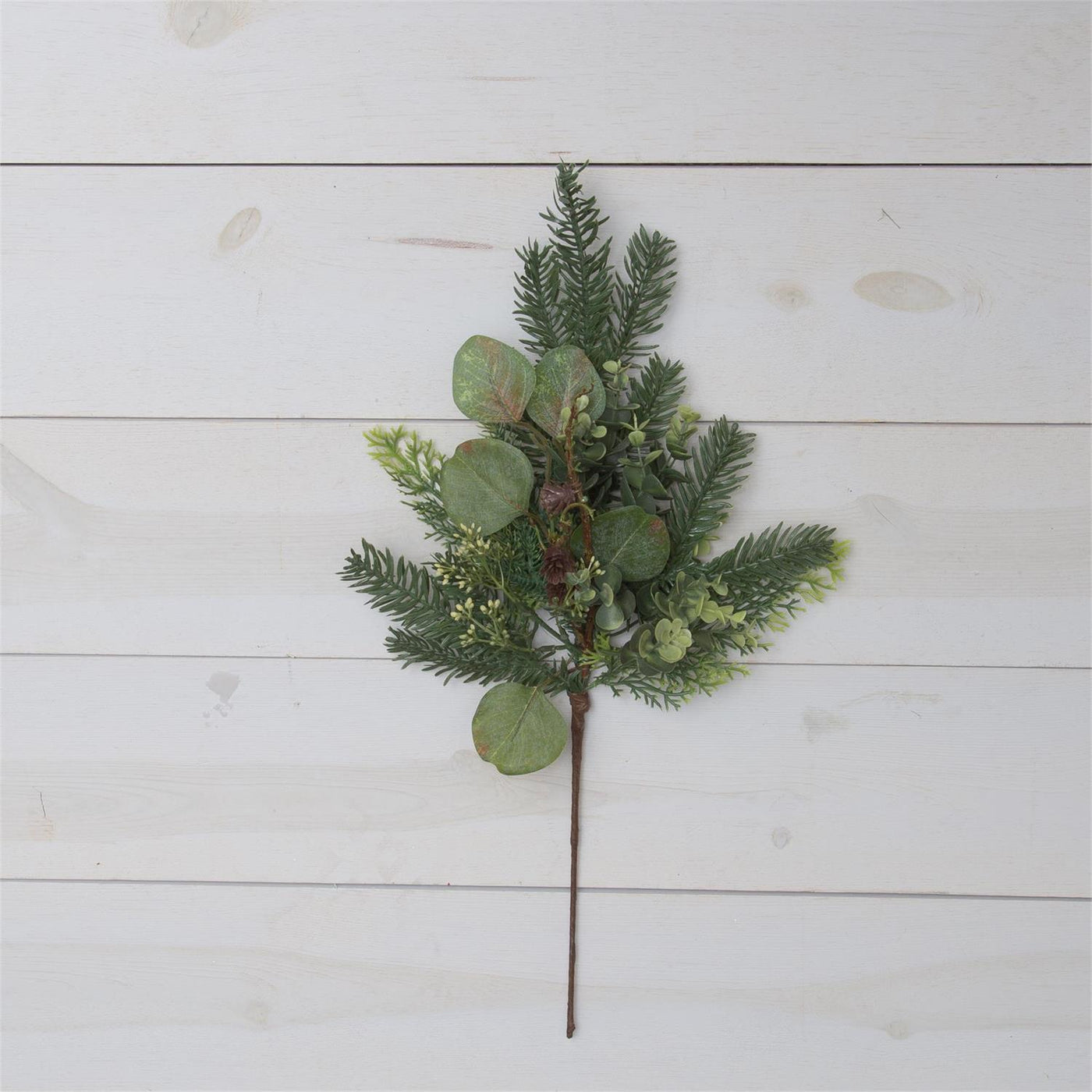 Winter Greens 21" Faux Evergreen Spray