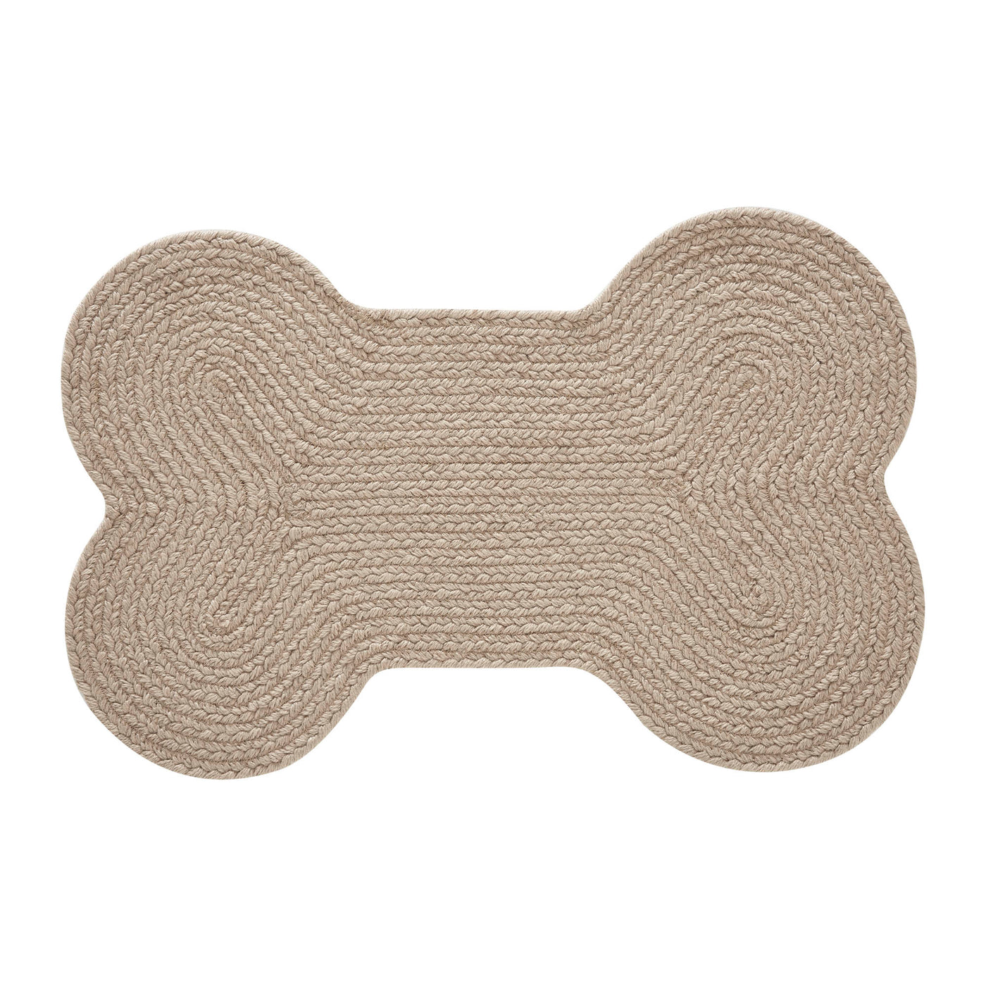 Natural Indoor/Outdoor Medium Bone Rug 15'' x 23''