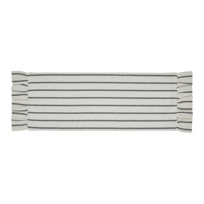 Kaila Ticking Stripe Ruffled 36" Table Runner