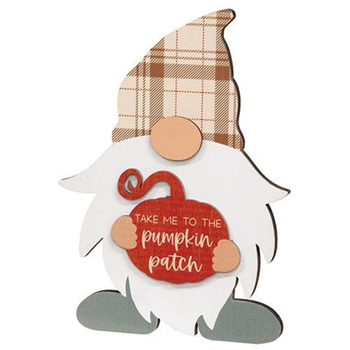 Set of 3 Fall Love Gnome Easel Signs