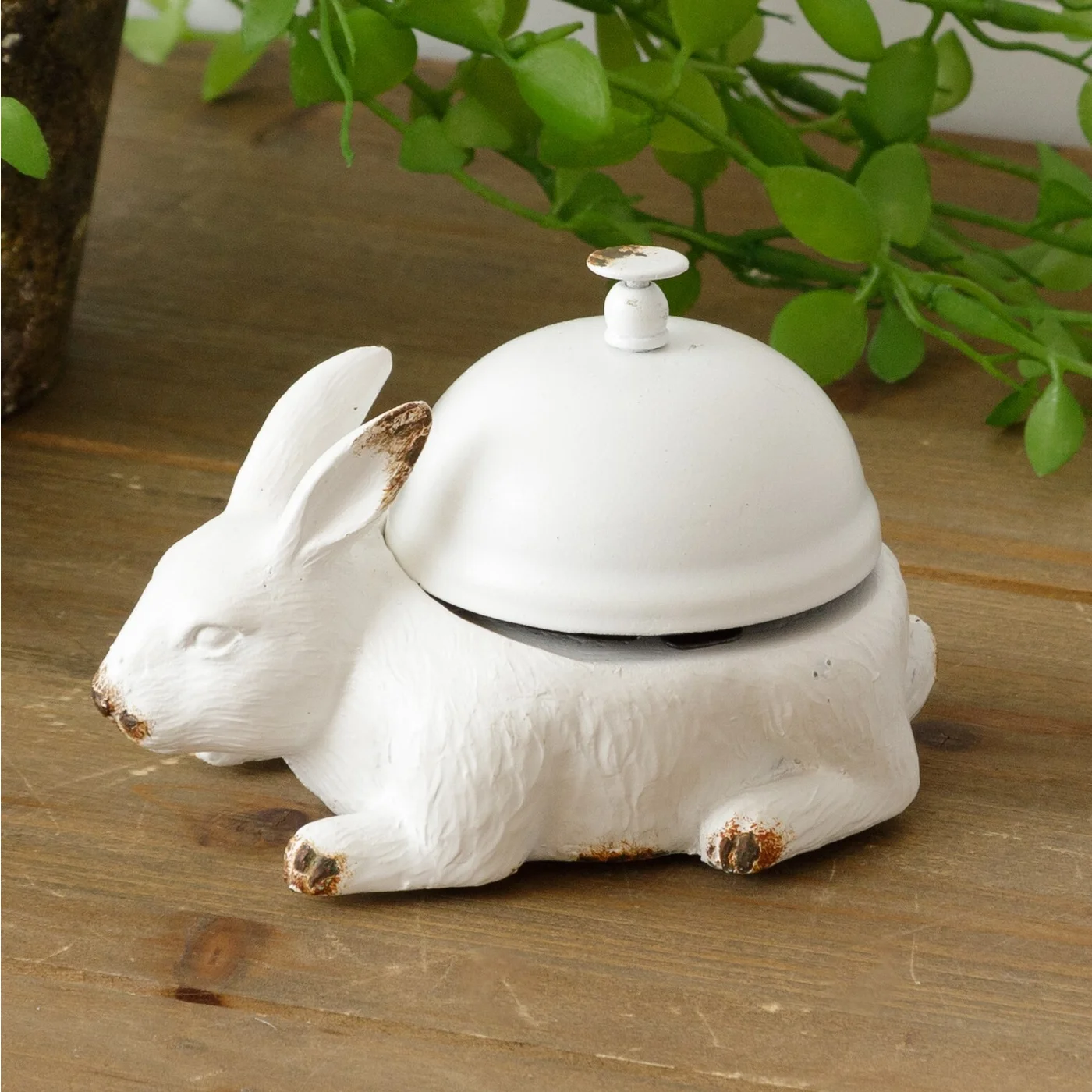 White Rabbit Cast Iron Desk Bell