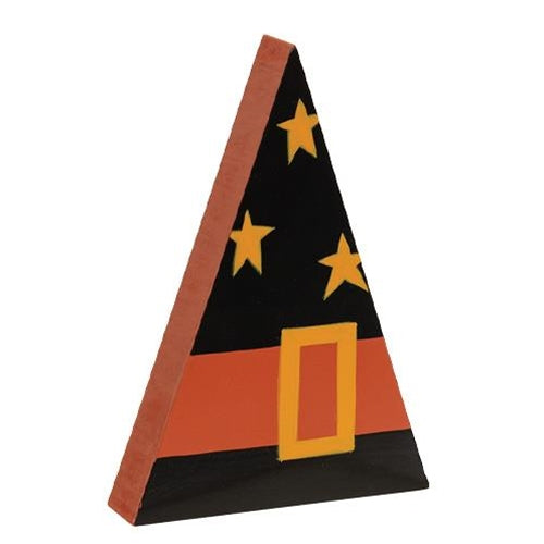 Set of 2 Witch Hat & Candy Corn Chunky Sitters