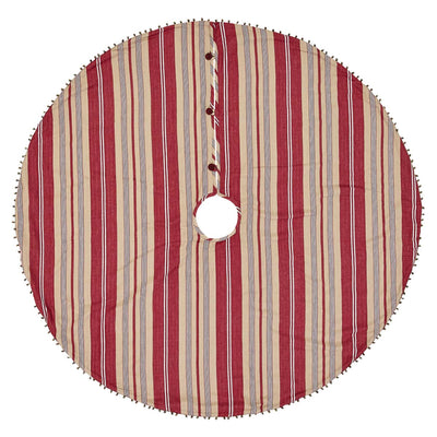 Vintage-Style Stripe 48" Christmas Tree Skirt