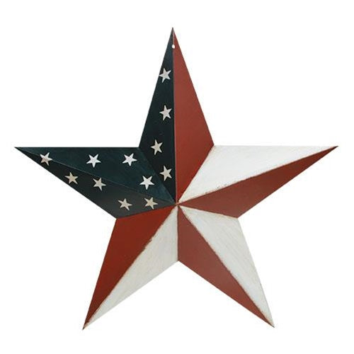 💙 Americana Barn Star 18" Flag Design
