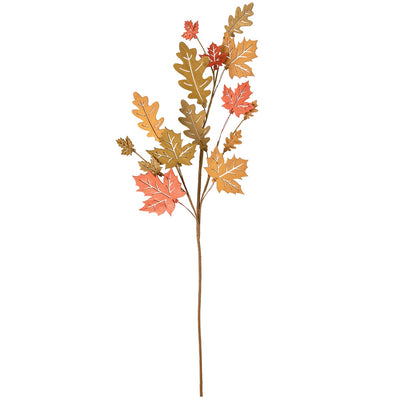 Fall Oak And Maple 30" Faux Foliage Pick