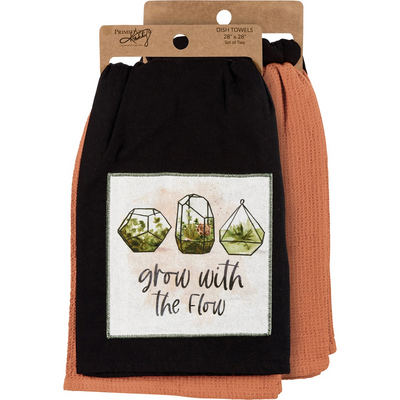 Grow With The Flow Kitchen Towel Set of 2