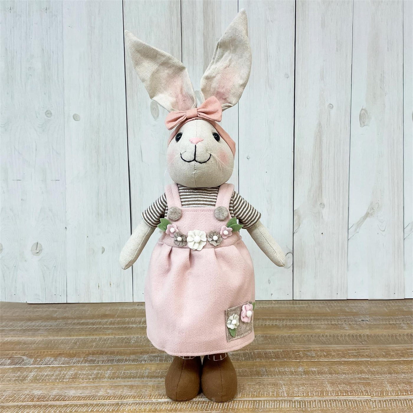 Miss Lucy Rabbit Fabric Figure With Extendable Legs 27" H