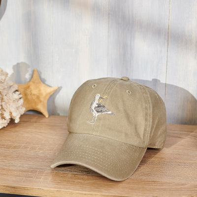 💙 Seagull Happy With A Fry Baseball Cap