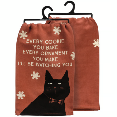Surprise Me Sale 🤭 💙 Every Cookie You Bake I'll Be Watching You Cat Kitchen Towel