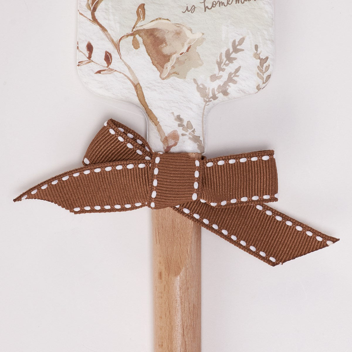 Happiness Is Homemade Spatula Butterfly and Flowers Design