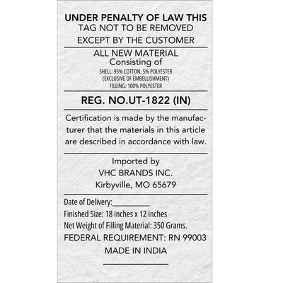 Mrs. Gingerbread Appliqued Pillow