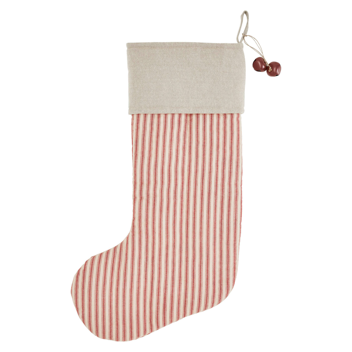 Sawyer Mill Red Ticking Stripe 20" Stocking