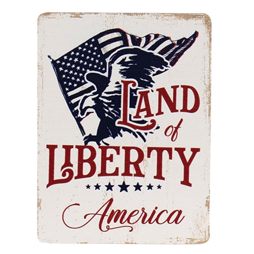 Set of 3 Americana Rectangle Magnets 4"
