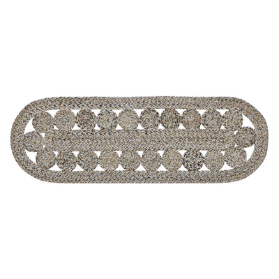 Celeste Blended Pebble Indoor/Outdoor 36" Oval Table Runner