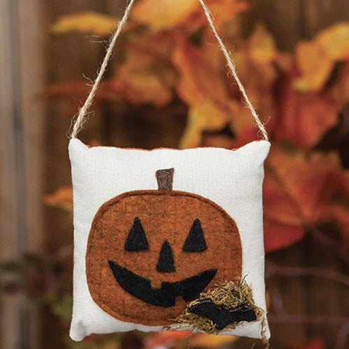 Jack O' Lantern Pillow Ornament