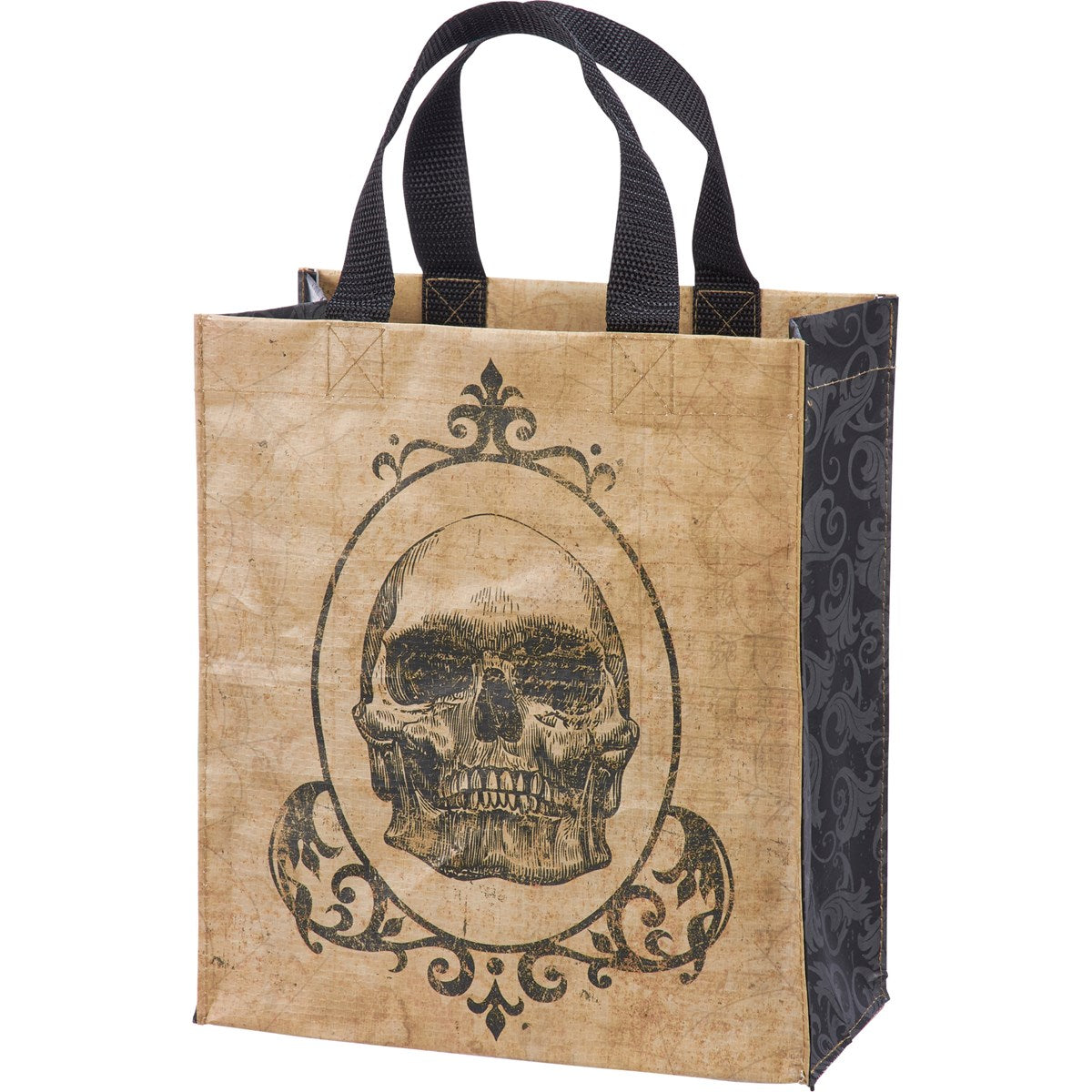 Surprise Me Sale 🤭 Gothic Skull Halloween Reusable Market Tote Gift Bag