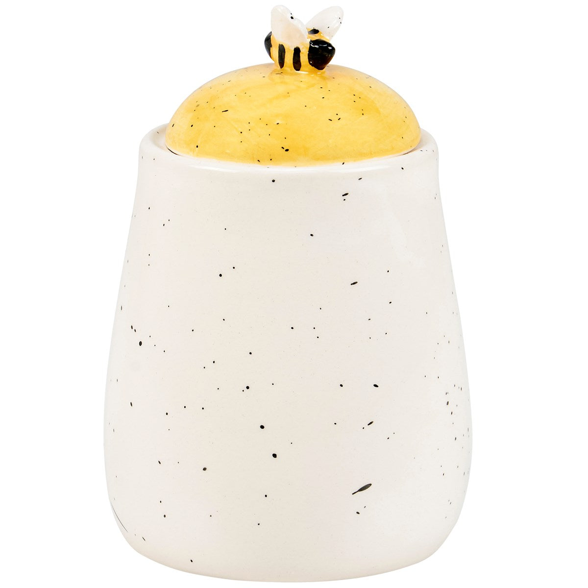 Bee and Yellow Wildflowers Sugar Bowl