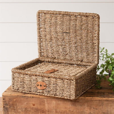 Simple Treasures Woven Boxes Set of 2 Nested