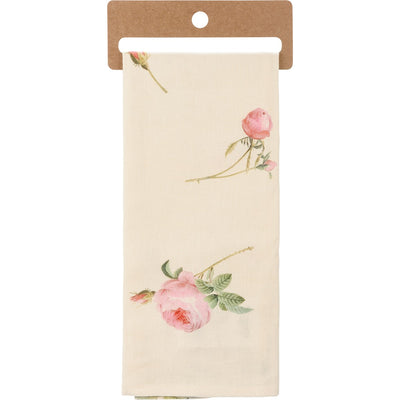 You Make Me Thorny Floral Kitchen Towel