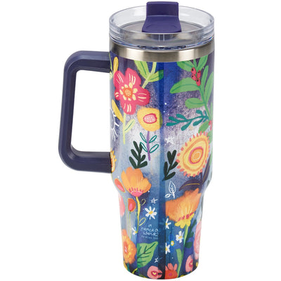 😊 WARM + COZY DAY 19 ✨ Make A Positive Difference 40 oz Travel Mug Hot/Cold