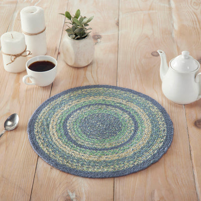 Jolie Blues 15" Jute Trivet