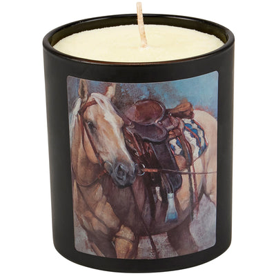 Palomino Horse 8 oz Jar Candle Sandalwood Scent