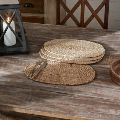 Set of 4 Natural Jute Placemats