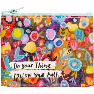 Do Your Thing Follow Your Path Small Zipper Pouch