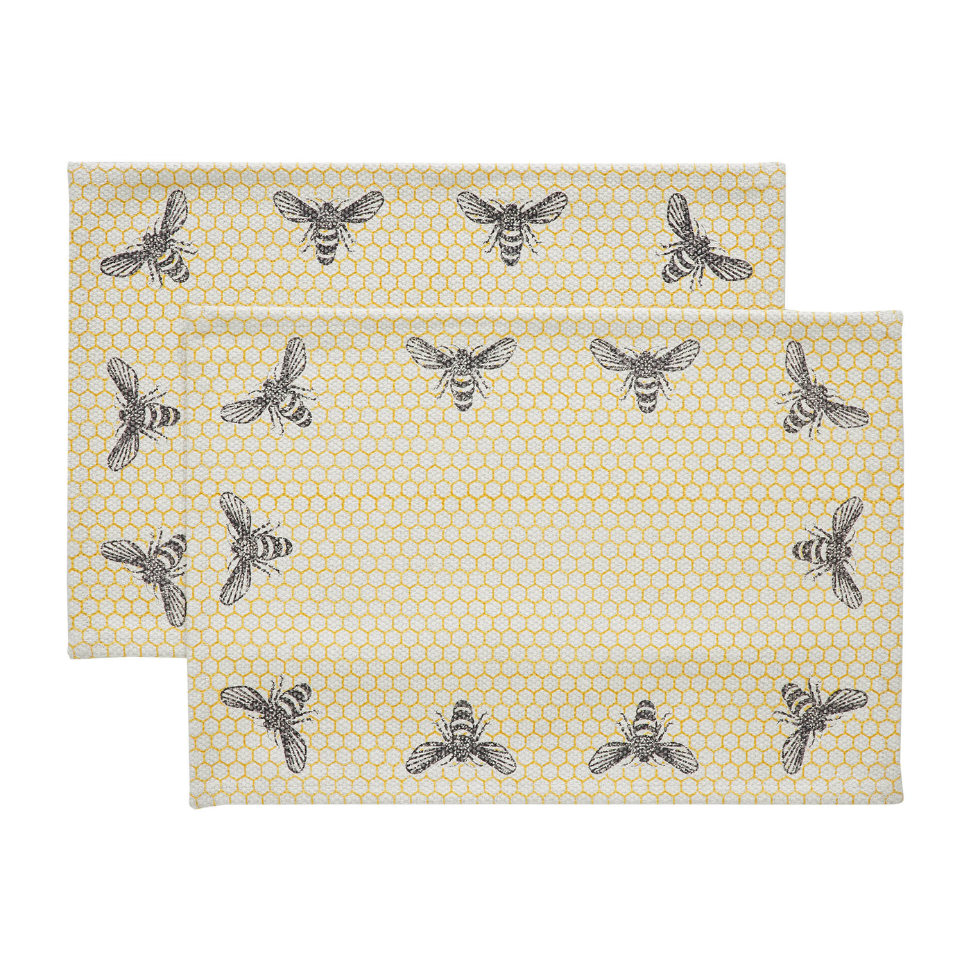 Set of 2 Buzzy Bees Placemats