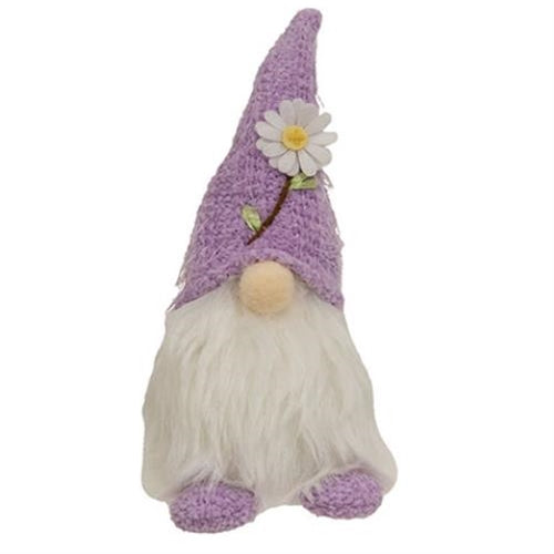 Purple Daisy Gnome 8.5" Small Fabric Figure