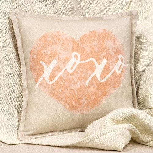 XOXO On Heart 10" Accent Pillow