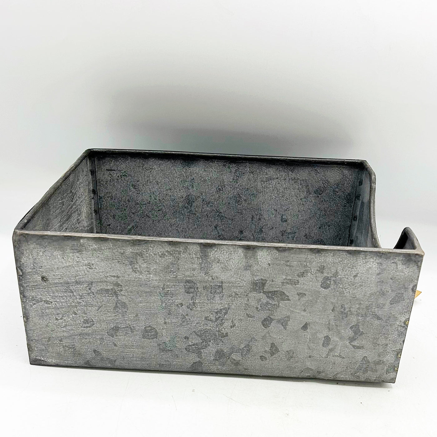 Distressed Metal Industrial-Style Tray