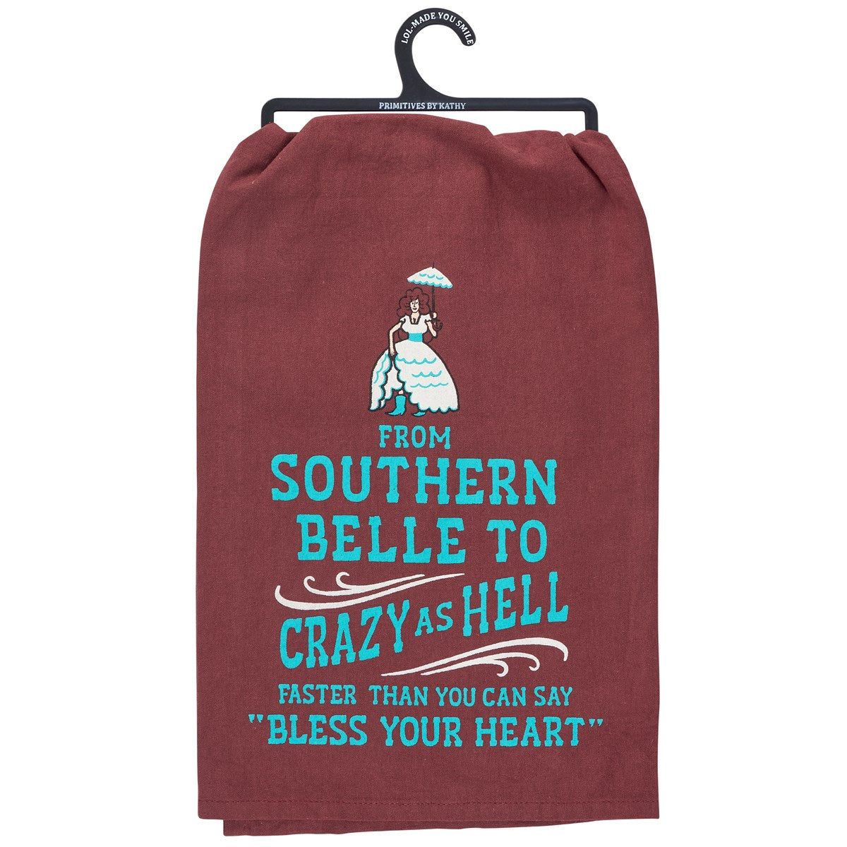 From Southern Bell to Crazy Kitchen Towel