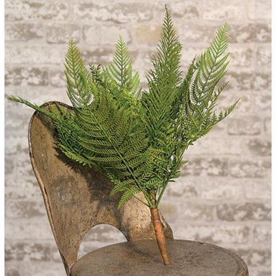 Deer Fern 16" Faux Foliage Bush