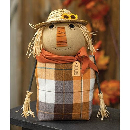 Gregory the Scarecrow 12" H Fabric Figure